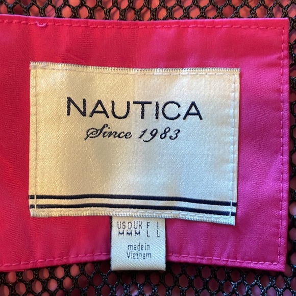 Nautica Windbreaker Hooded Zip Up Jacket Size Medium - Picture 5 of 9